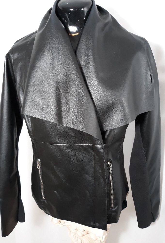 Miss Tina moto faux leather jacket Tina Knowles